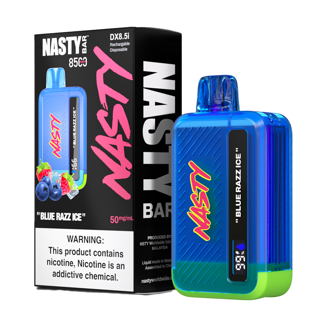 Blue Razz Ice - Nasty Bar DX8.5i 8500Puffs