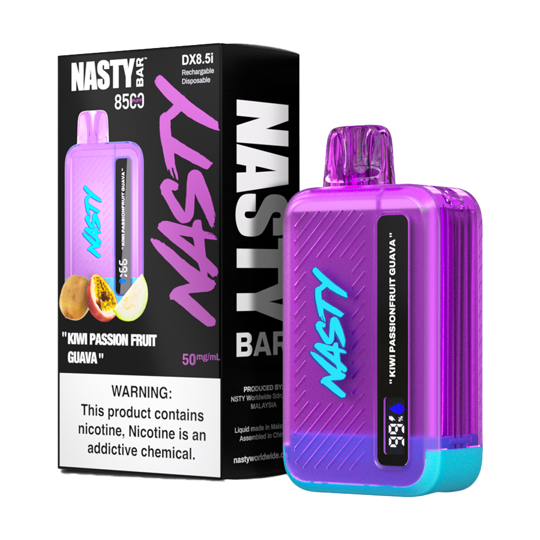 Kiwi Passion Fruit Guava - Nasty Bar DX8.5i 8500Puffs