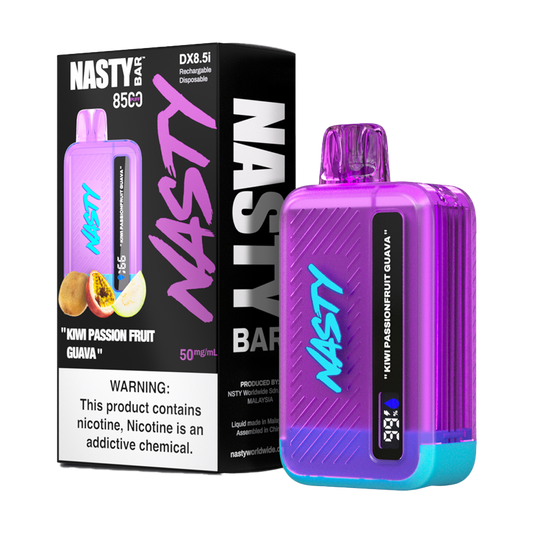 Kiwi Passion Fruit Guava - Nasty Bar DX8.5i 8500Puffs